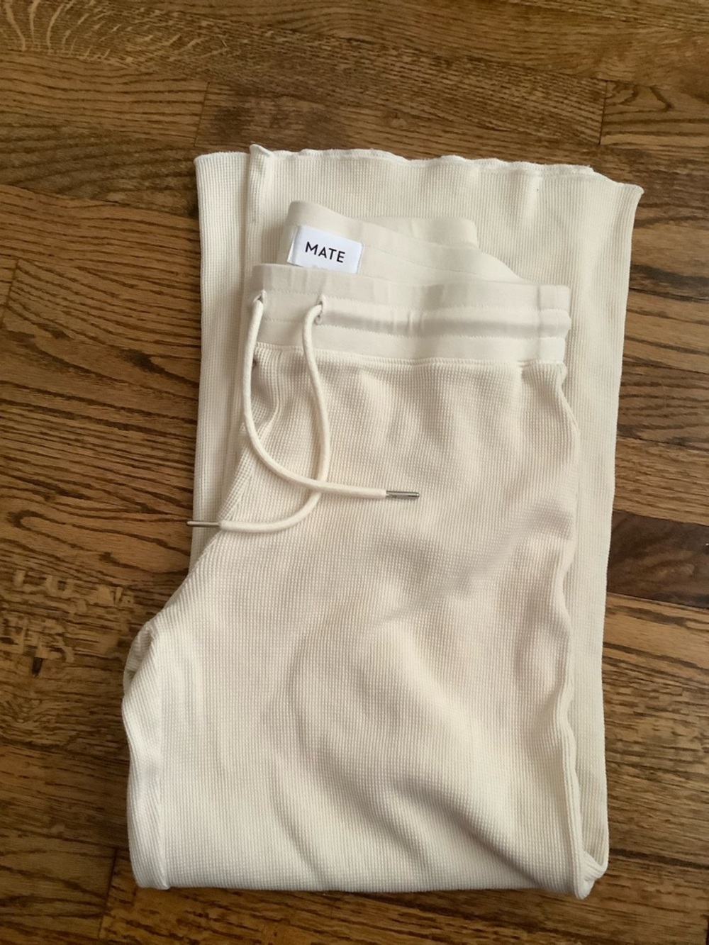 MATE Organic Cotton Waffle Drawstring Pants - Picture 14 of 14